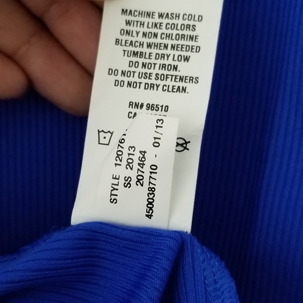 Under Armour Blue Racerback Tank - Picture 4 of 5